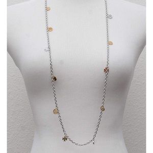 Tory Burch Chain Rosary necklace, new with tags